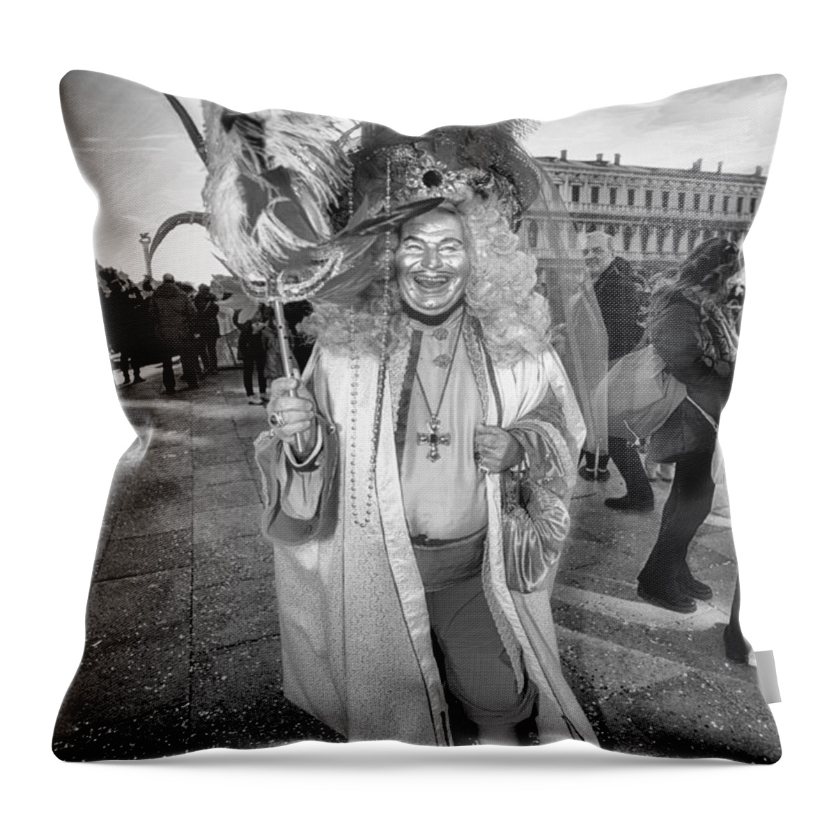 2 0 1 6 Throw Pillow featuring the photograph A Feathered Casanova by Jack Torcello