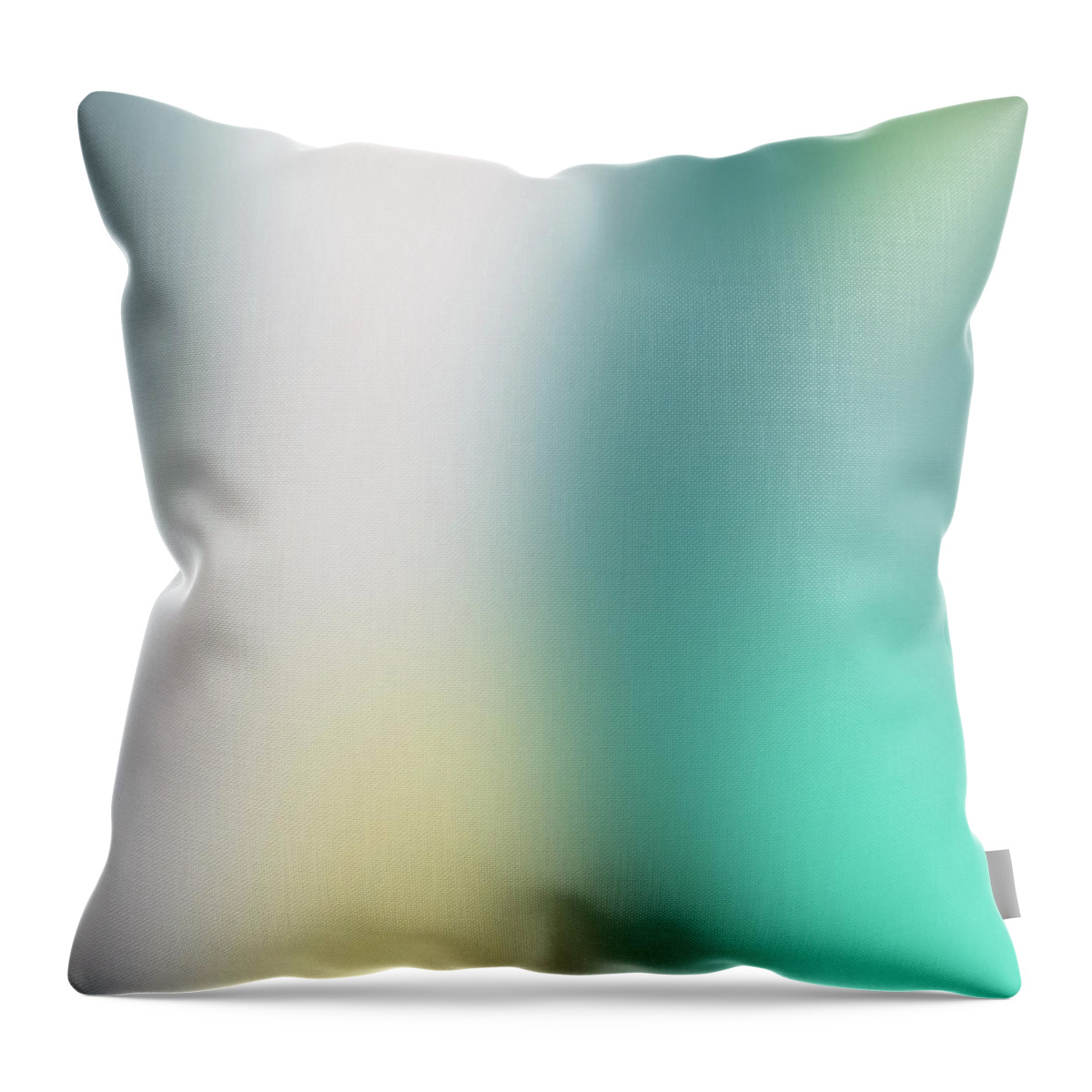 Abstract Throw Pillow featuring the mixed media A Fleeting Glimpse 2- Art by Linda Woods by Linda Woods