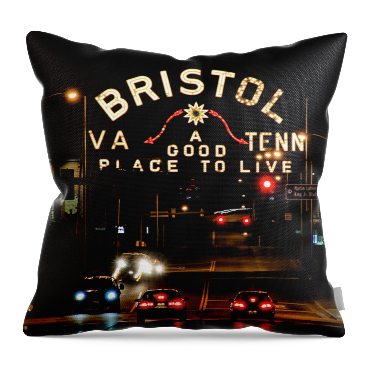 Bristol Throw Pillow featuring the photograph A Good Place To Live by Dale R Carlson