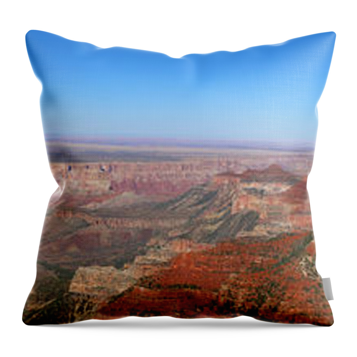 Cape Final Throw Pillow featuring the photograph A Gorgerous Grand Canyon View by Christiane Schulze Art And Photography