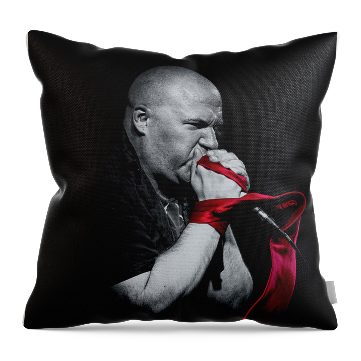 Kill Throw Pillow featuring the photograph A Hint of Red by Travis Rogers