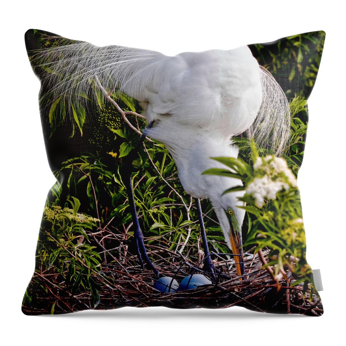 Art Throw Pillow featuring the photograph A Little Housekeeping by Christopher Holmes
