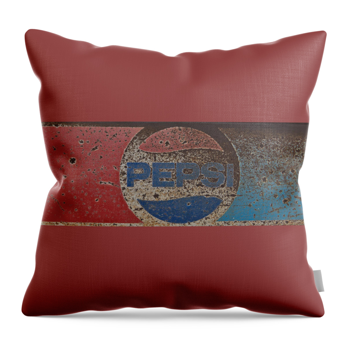 Pepsi Throw Pillow featuring the photograph A Little Tied But Still A Classic by Heidi Smith