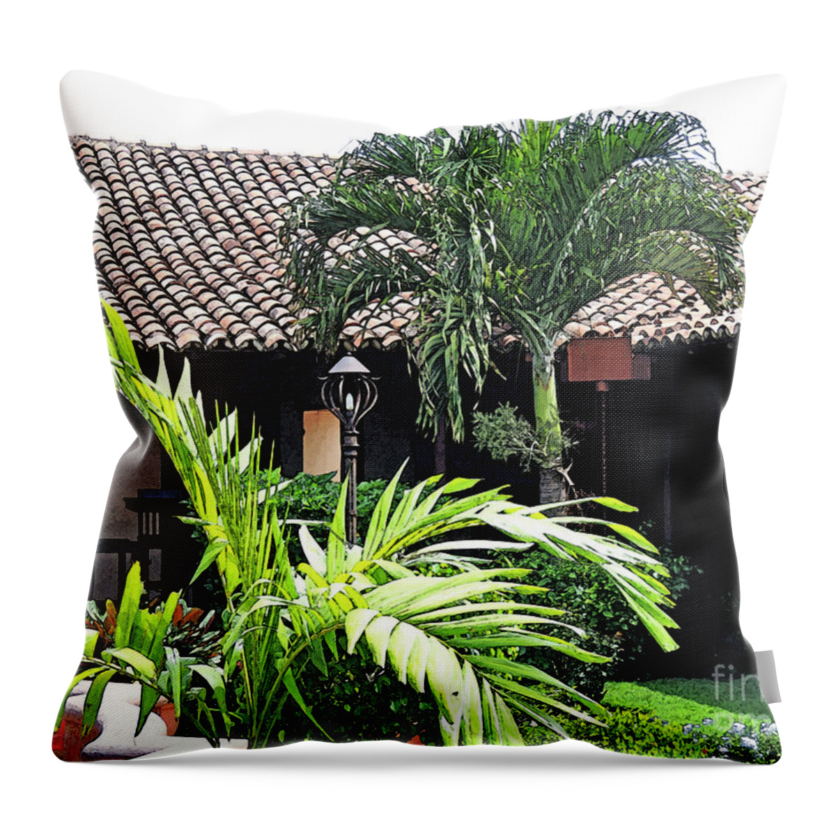 Restaurant Throw Pillow featuring the photograph A Piece of Nicaragua by Lydia Holly