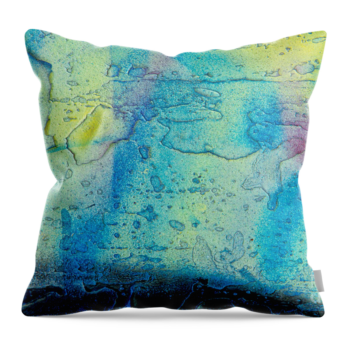 Urban Extractions Throw Pillow featuring the photograph A Rainbow Day by Marilyn Cornwell