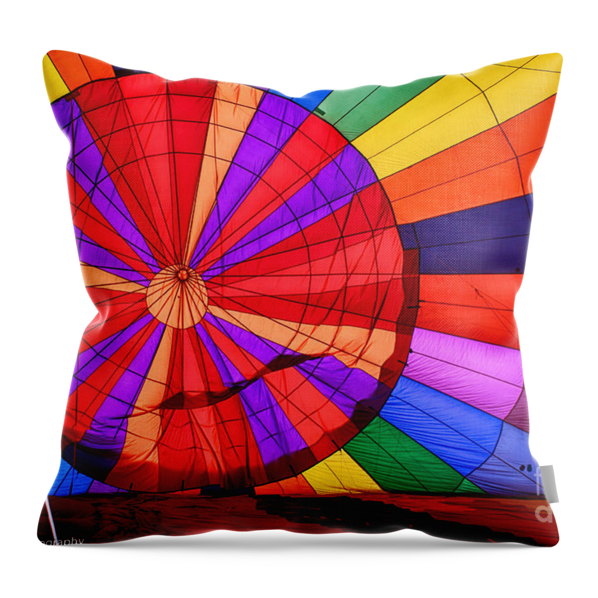 Temecula Throw Pillow featuring the photograph Temecula, CA - A rainbow of colors by Tommy Anderson