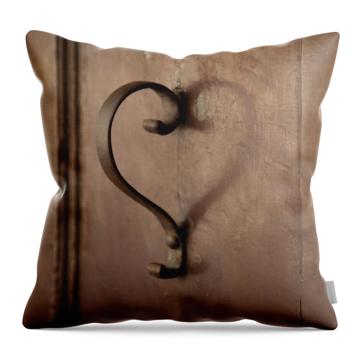 Heart Throw Pillow featuring the photograph A Shadow of Love by W Chris Fooshee