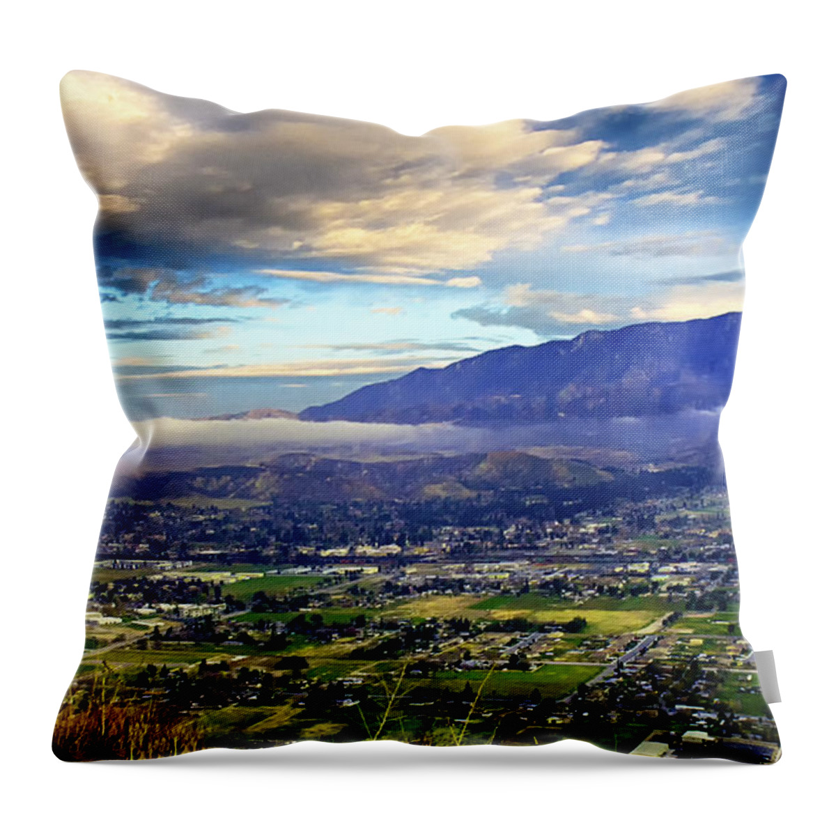 Mountains Throw Pillow featuring the photograph Above It All by Joseph Hollingsworth