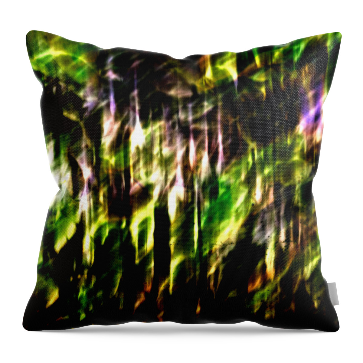 Abstract Throw Pillow featuring the photograph Abscond Squall by Scott Wyatt