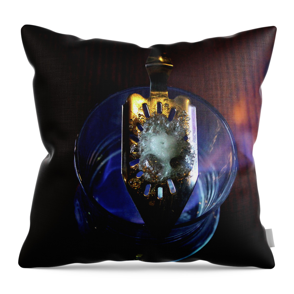 Absinthe Throw Pillow featuring the photograph Absinthe in Viet Nam by Samantha Delory