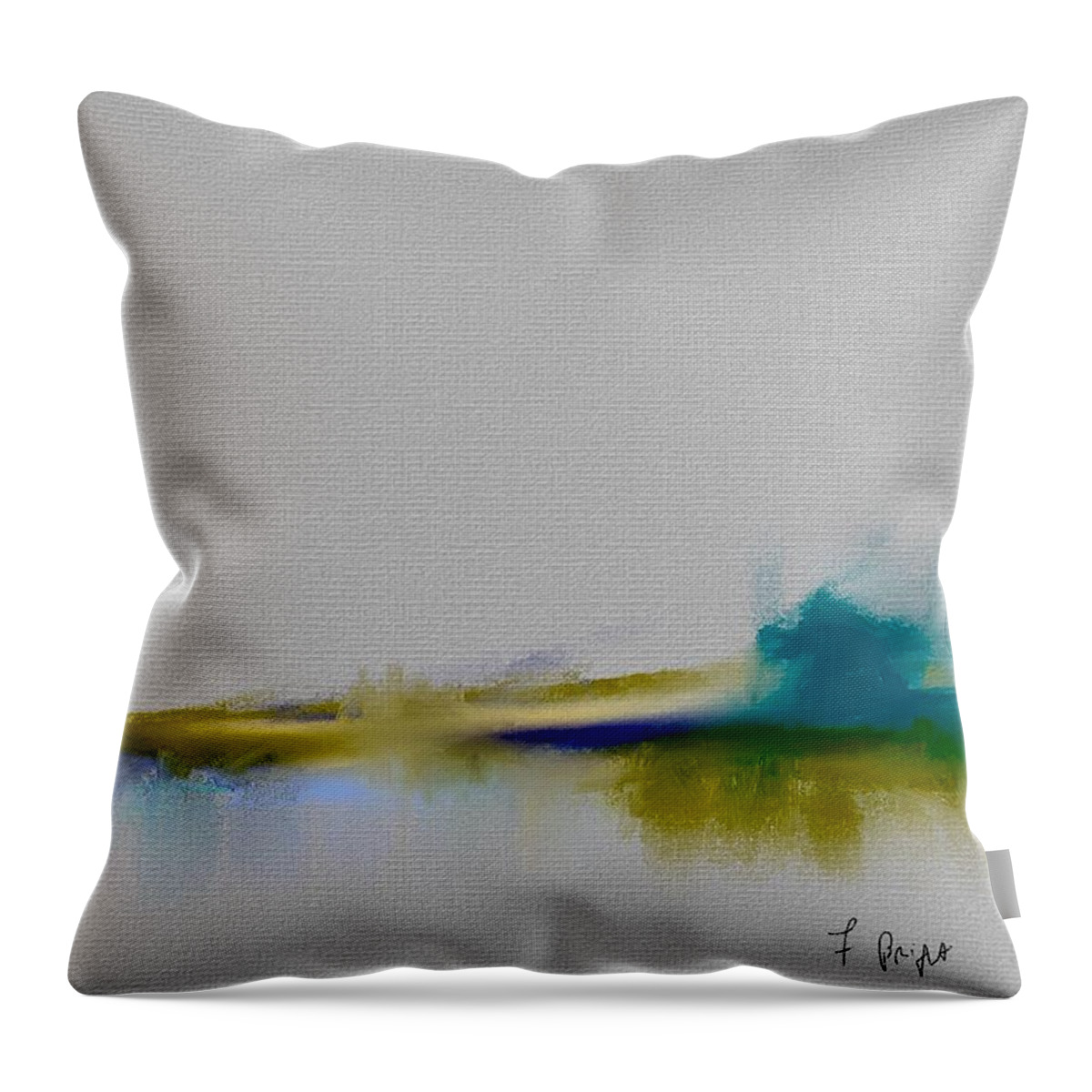 Abstract 2 Throw Pillow featuring the digital art Abstract 2 by Frank Bright