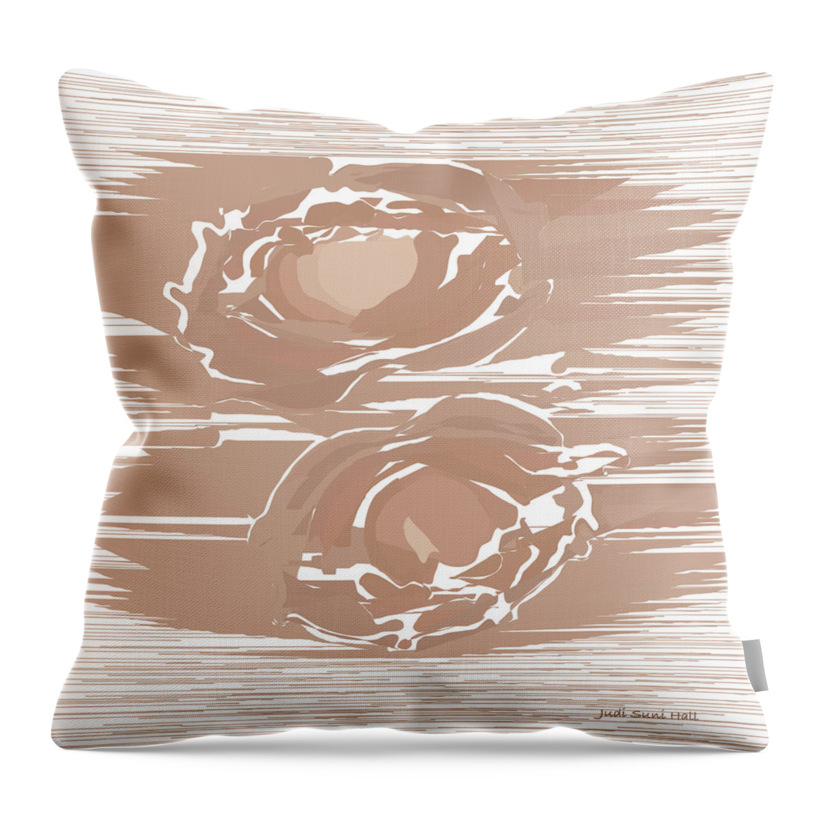 Abstract 396 Throw Pillow featuring the digital art Abstract 396 by Judi Suni Hall