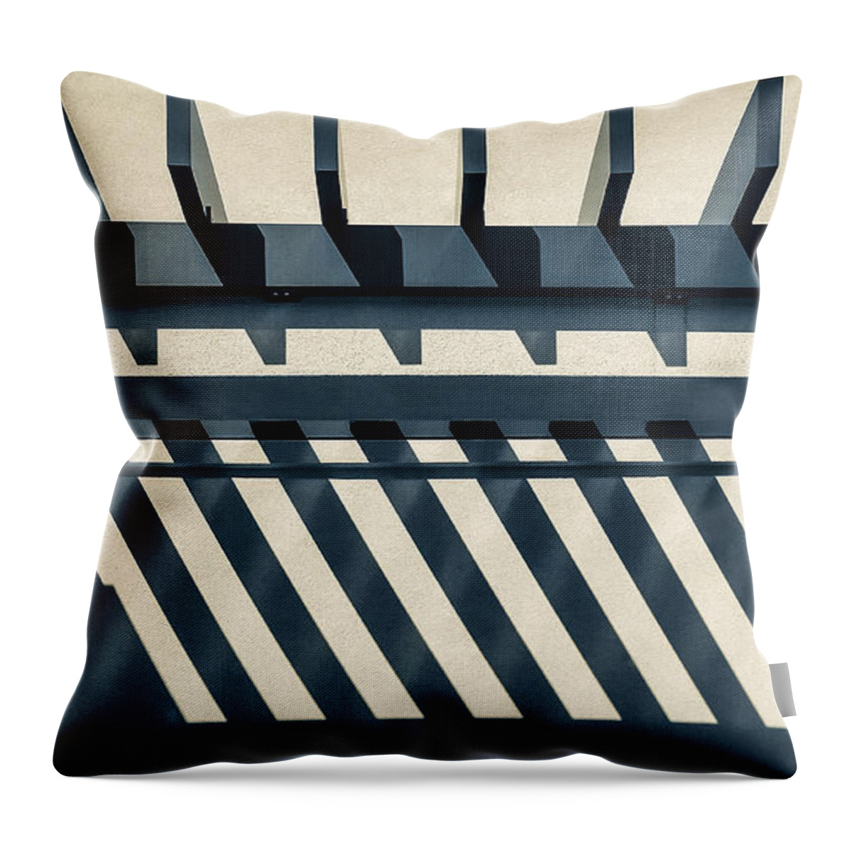 Abstract Throw Pillow featuring the photograph Abstract Architecture by Todd Blanchard