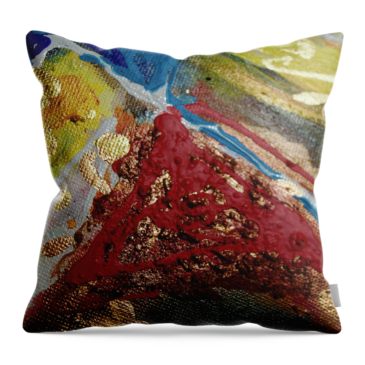 Abstract Throw Pillow featuring the photograph Abstract Artography 560066 by E Lee Wilson Jr