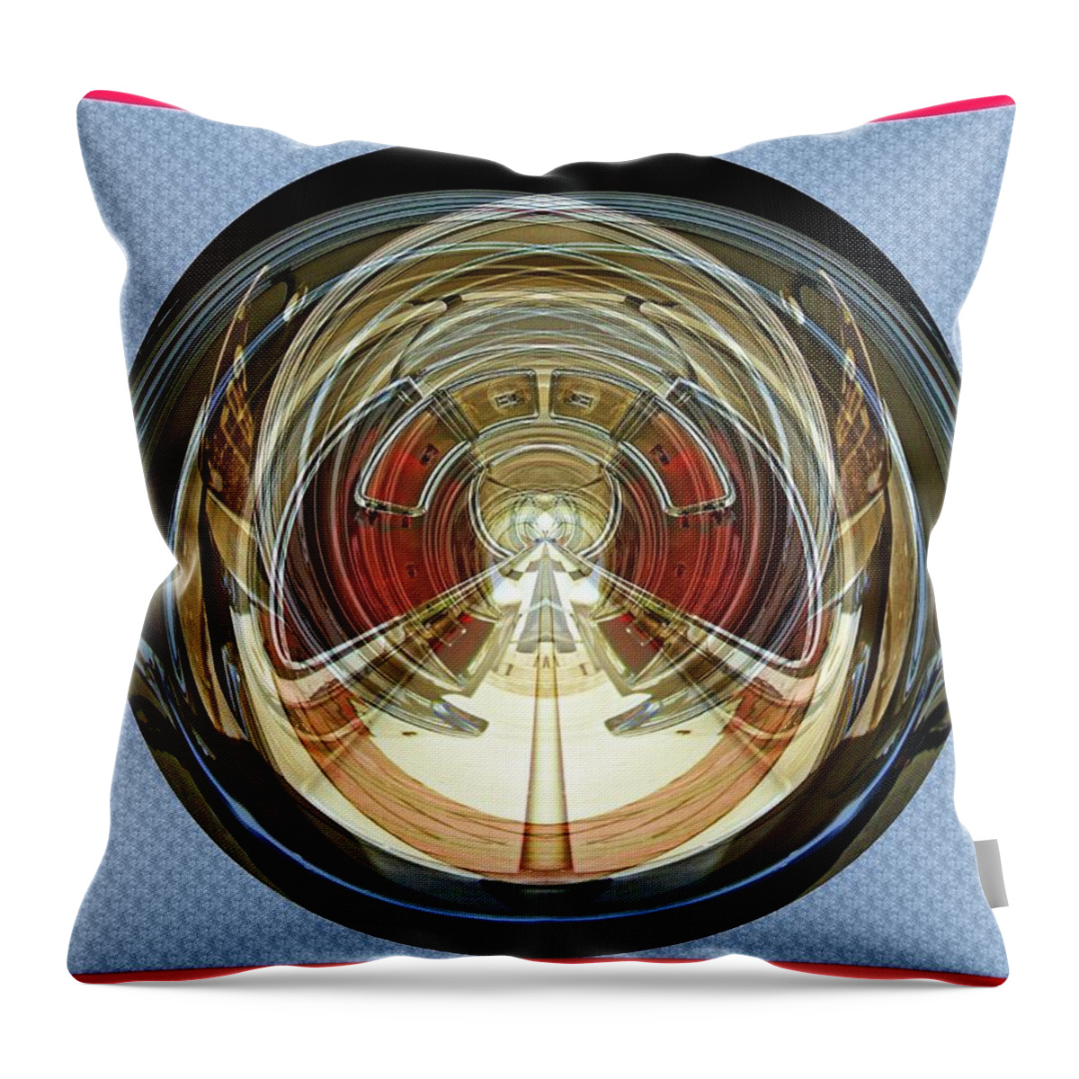 Cars Throw Pillow featuring the photograph Abstract classic car by Karl Rose