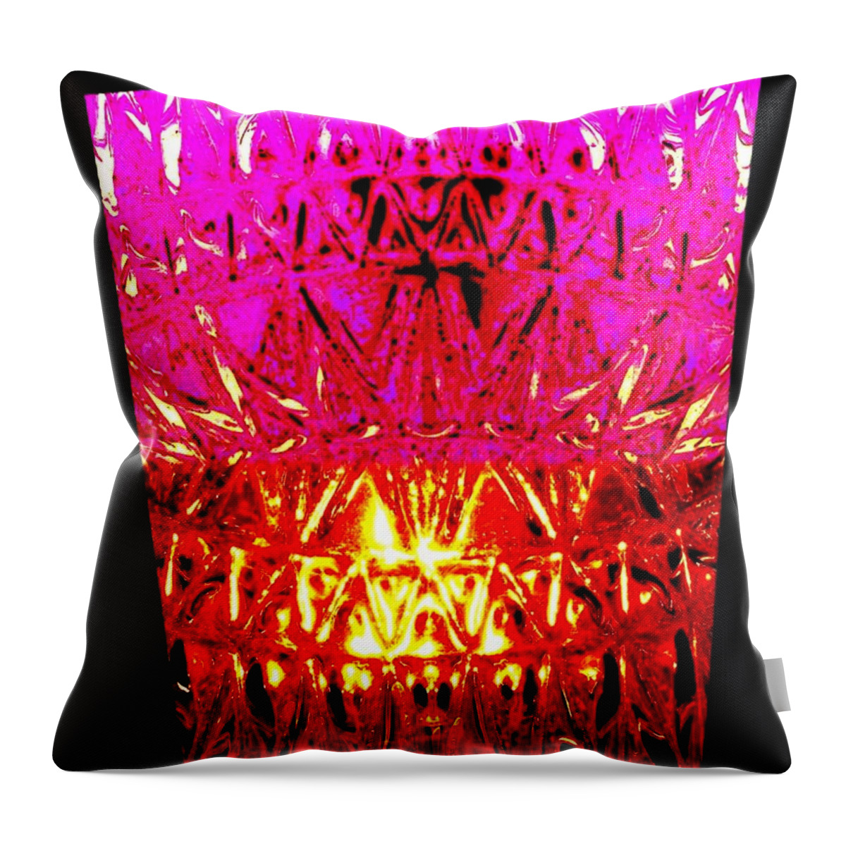 #abstractfusion267 Throw Pillow featuring the digital art Abstract Fusion 267 by Will Borden