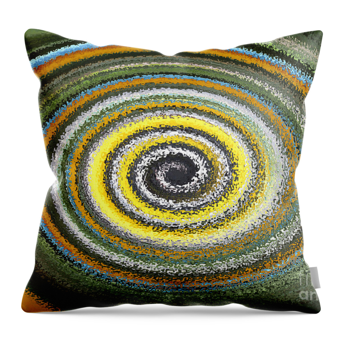 Abstract Throw Pillow featuring the photograph Swirl Abstract 1 by Julia Stubbe