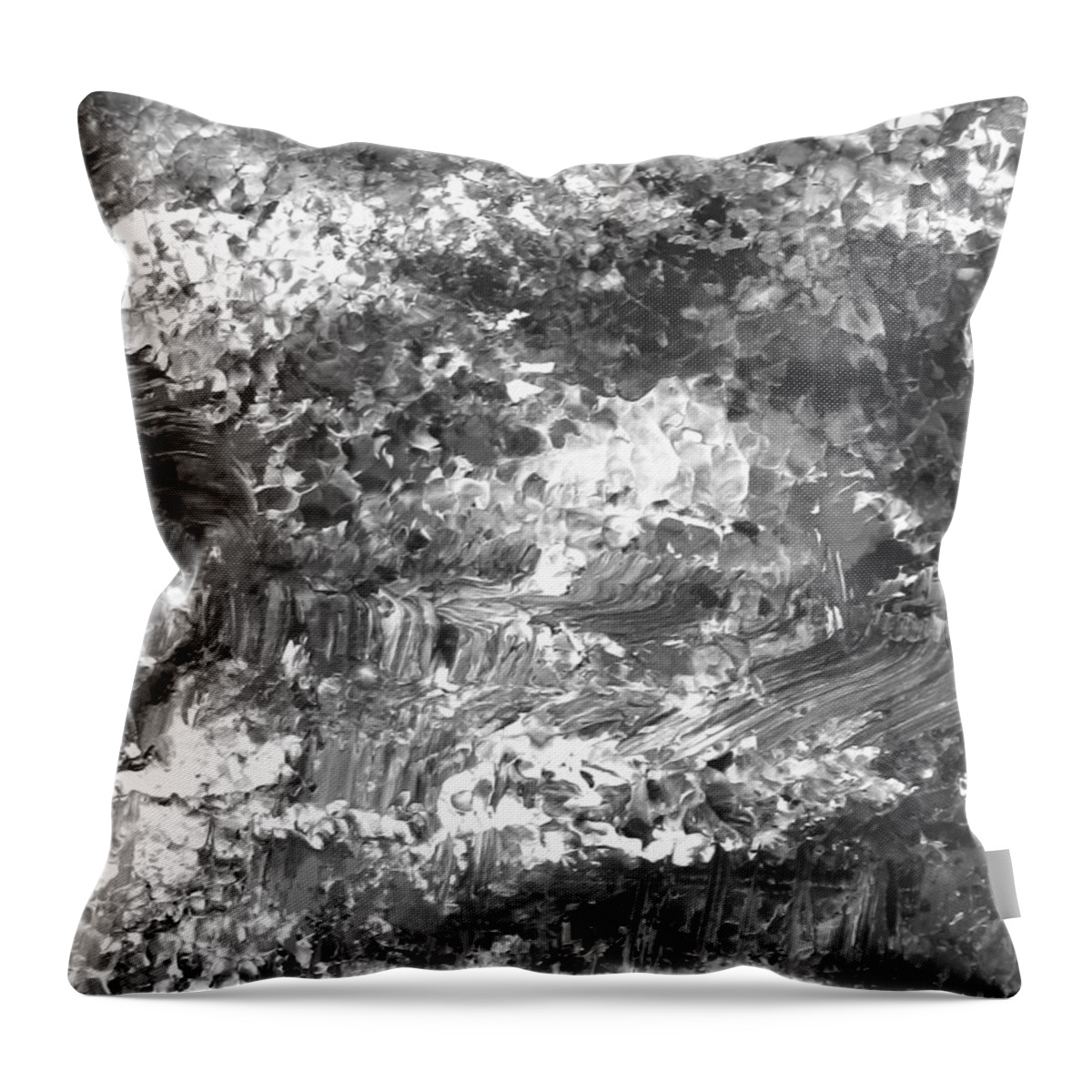 Abstract Throw Pillow featuring the painting Abstract Series 070815 A3 by Mas Art Studio