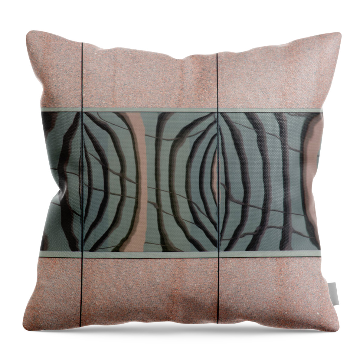 Urban Throw Pillow featuring the photograph Square - Abstritecture 35 by Stuart Allen
