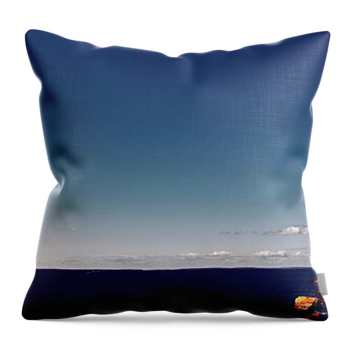  Acadia Throw Pillow featuring the photograph Acadia, National Park, Light House, Maine by Tom Jelen