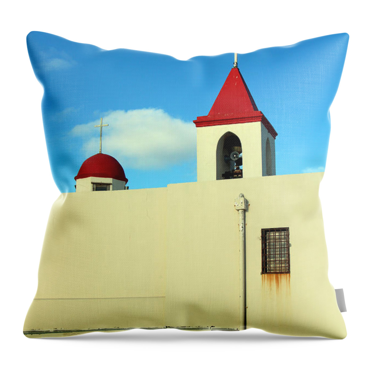 Acre Throw Pillow featuring the photograph Acre Church by Munir Alawi