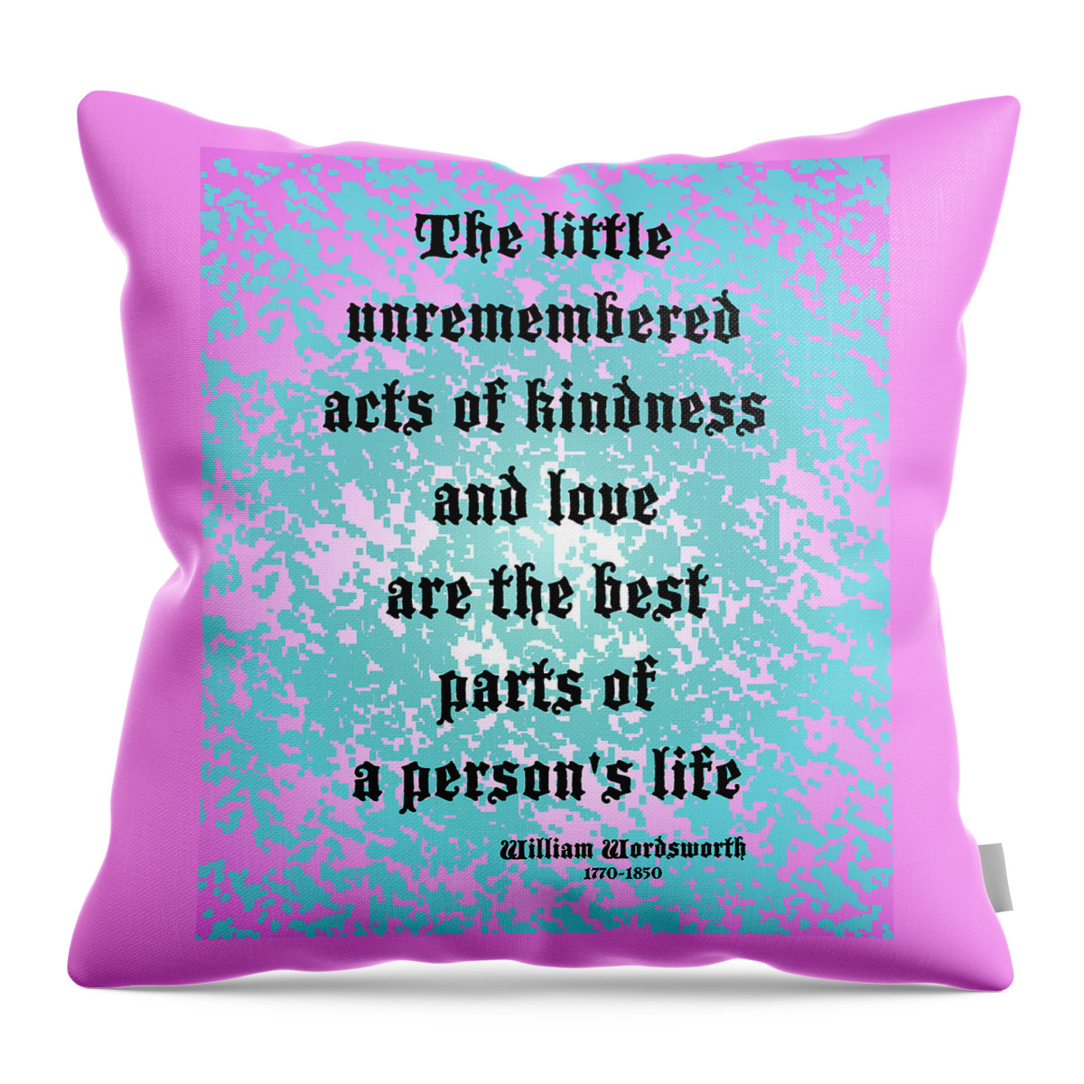 Collage Throw Pillow featuring the digital art Acts of Love by John Vincent Palozzi
