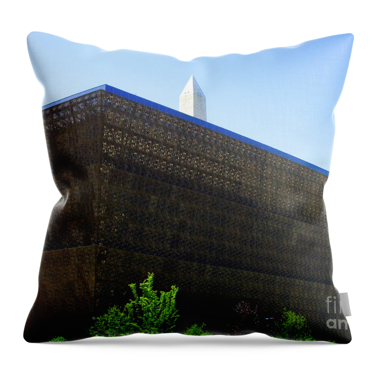 African American History And Culture Throw Pillow featuring the photograph African American History And Culture 1 by Randall Weidner