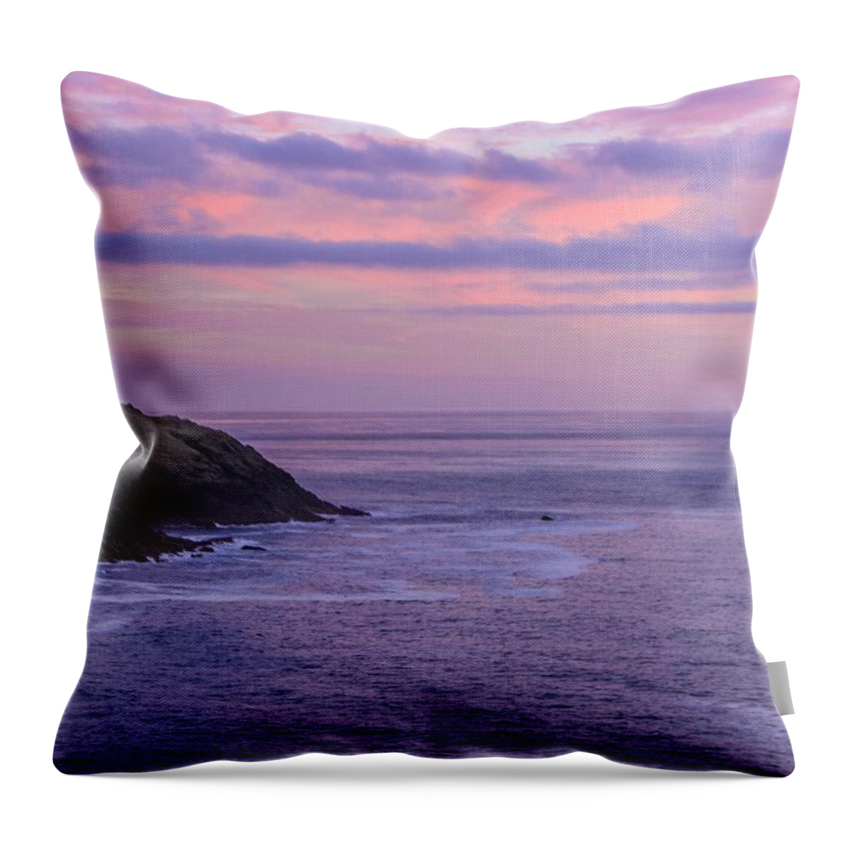 Landscape Throw Pillow featuring the photograph After sunset by Claire Whatley
