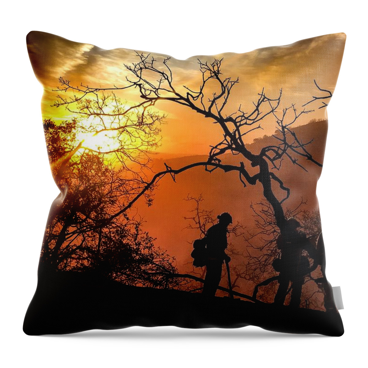 Photography Throw Pillow featuring the photograph After the Fire by Chris Tarpening