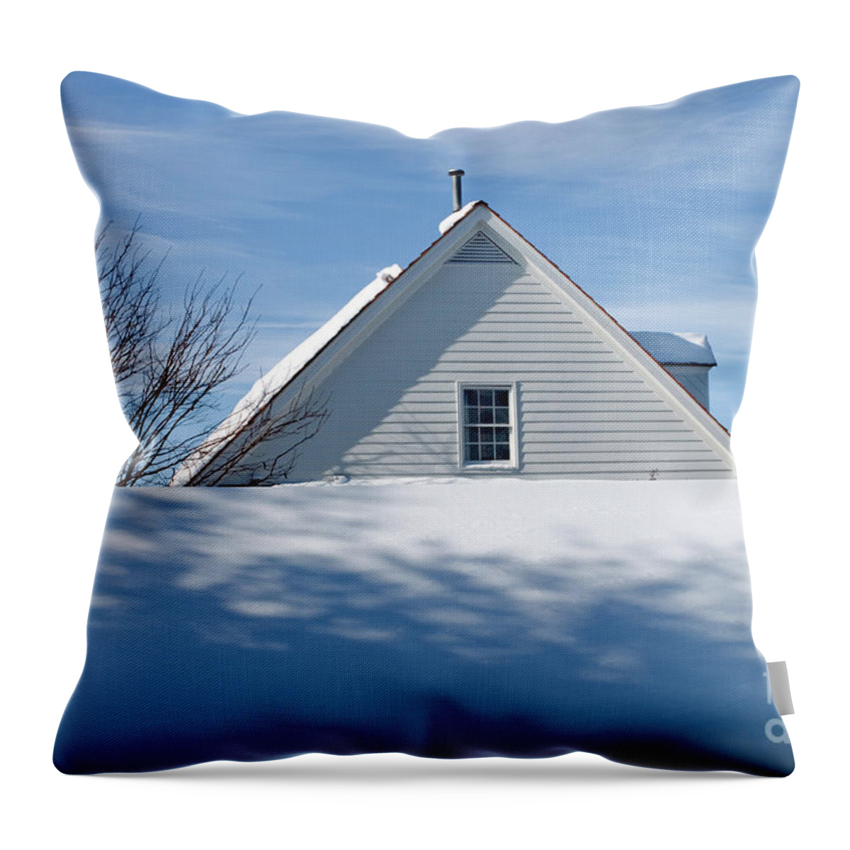 Snow Throw Pillow featuring the photograph After the Snowfall by Thomas Marchessault