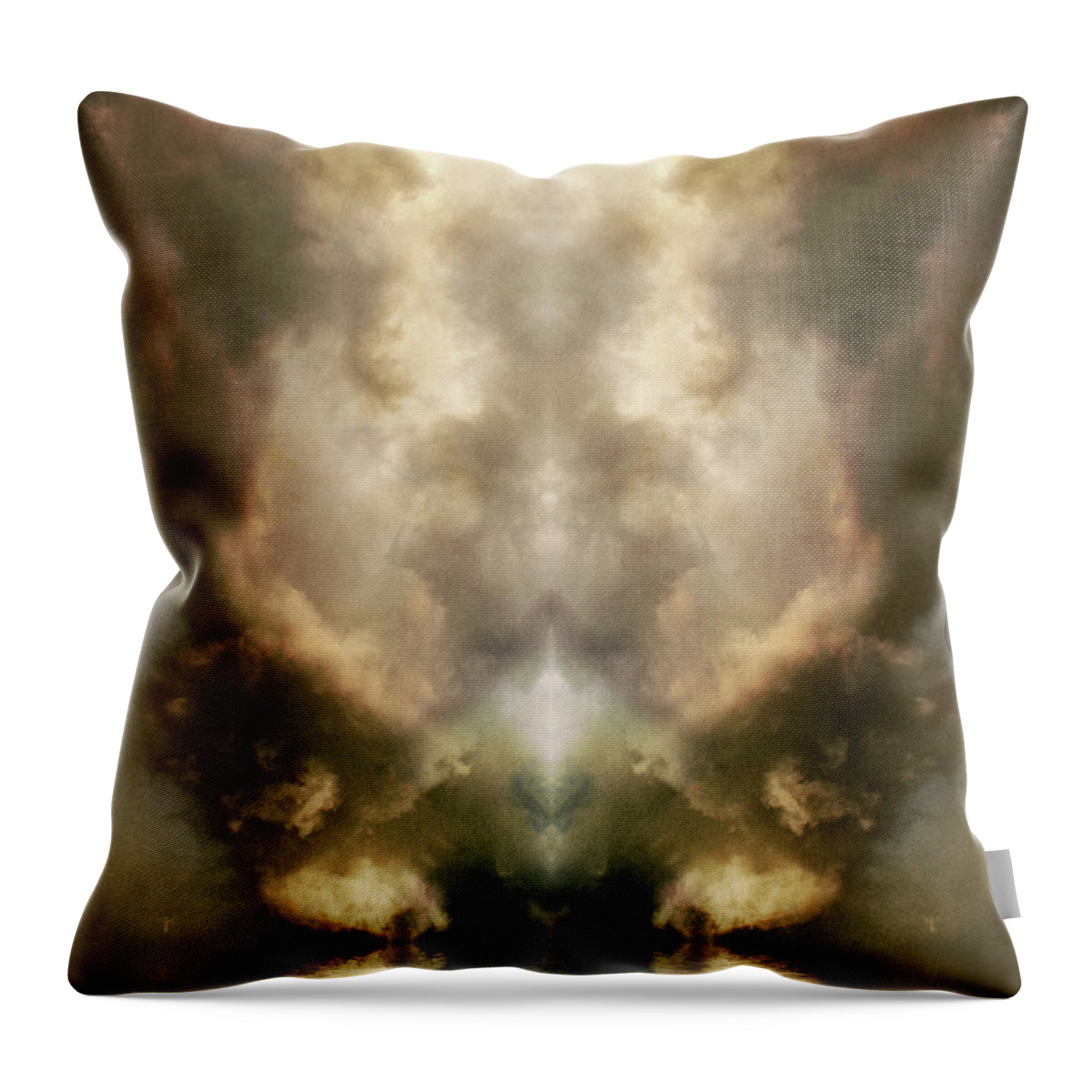 Storm Clouds Throw Pillow featuring the photograph After The Storm 4 by WB Johnston