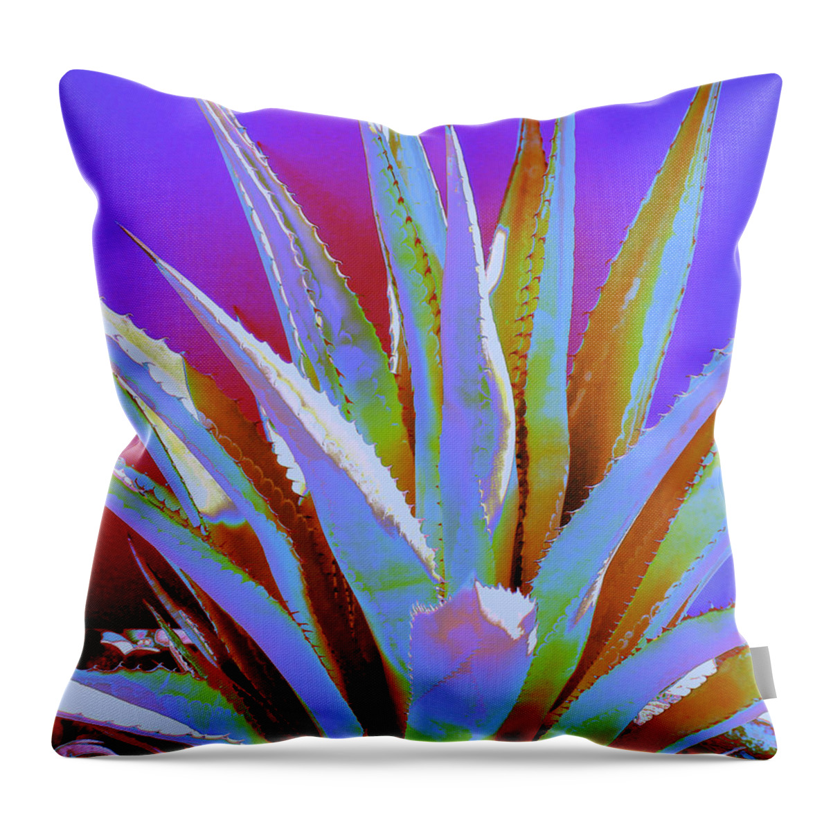 Cactus Throw Pillow featuring the photograph Agave Spirit by M Diane Bonaparte