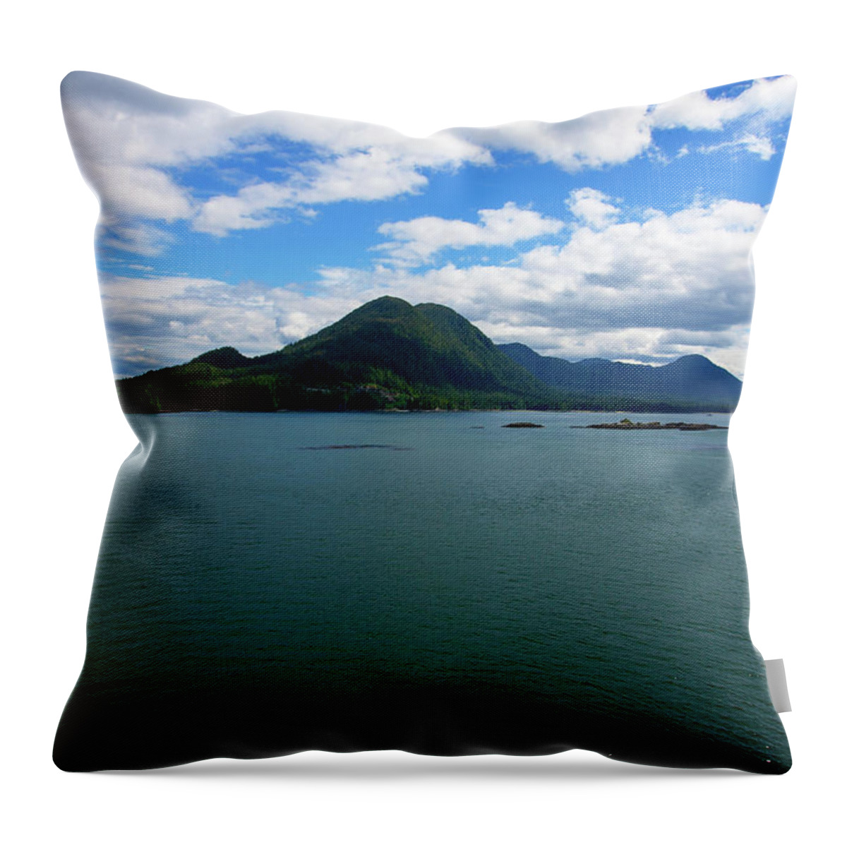 Alaska Throw Pillow featuring the photograph Alaskan Island by Anthony Jones