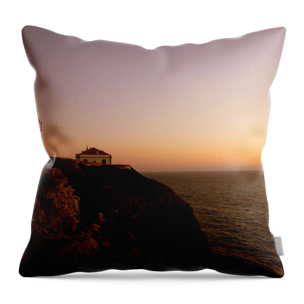 Algarve Portugal Throw Pillow featuring the photograph Algarve Portugal by Paul James Bannerman