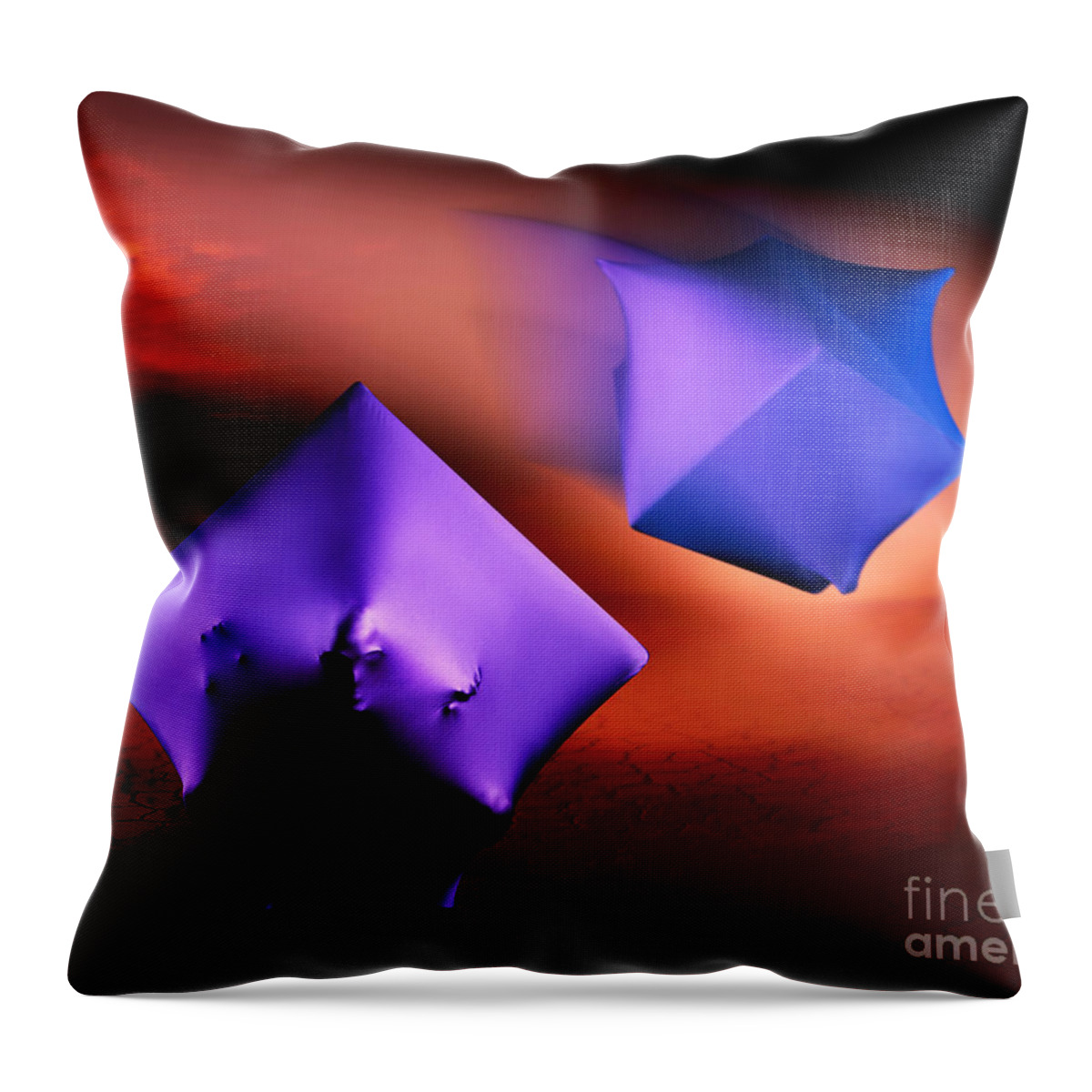 Fantasy Throw Pillow featuring the photograph Aliens by Maxim Images Exquisite Prints
