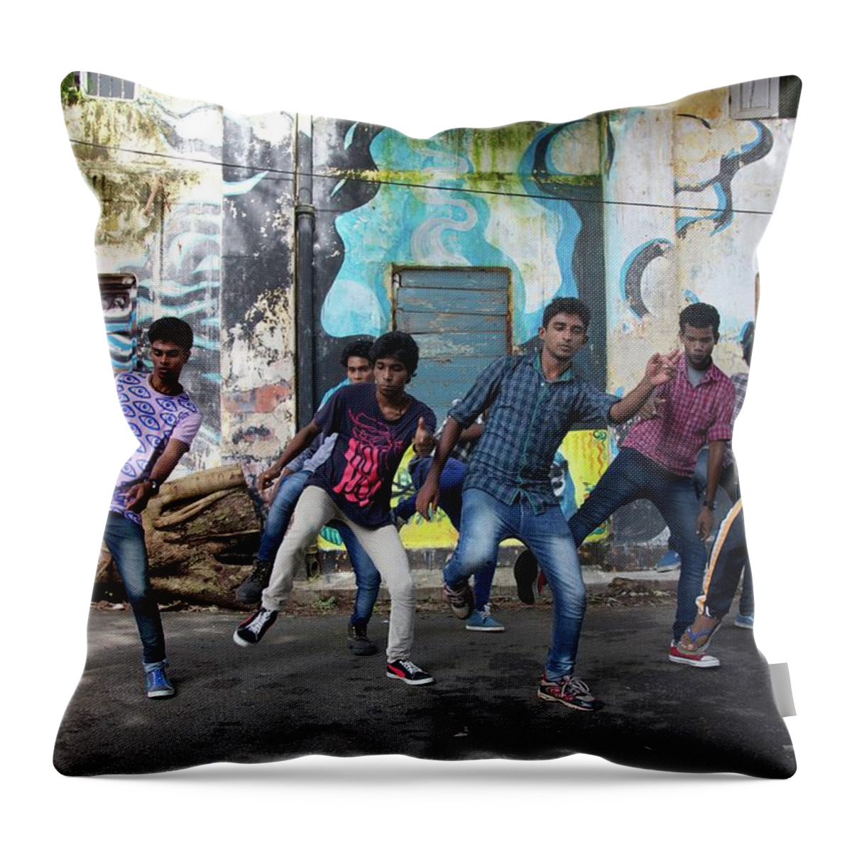 Bollywood Throw Pillow featuring the photograph All The Moves by Lee Stickels