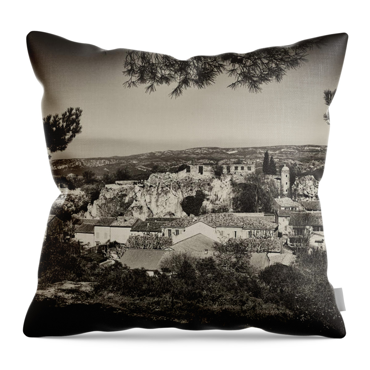 Homes Throw Pillow featuring the photograph Alliens France by Hugh Smith