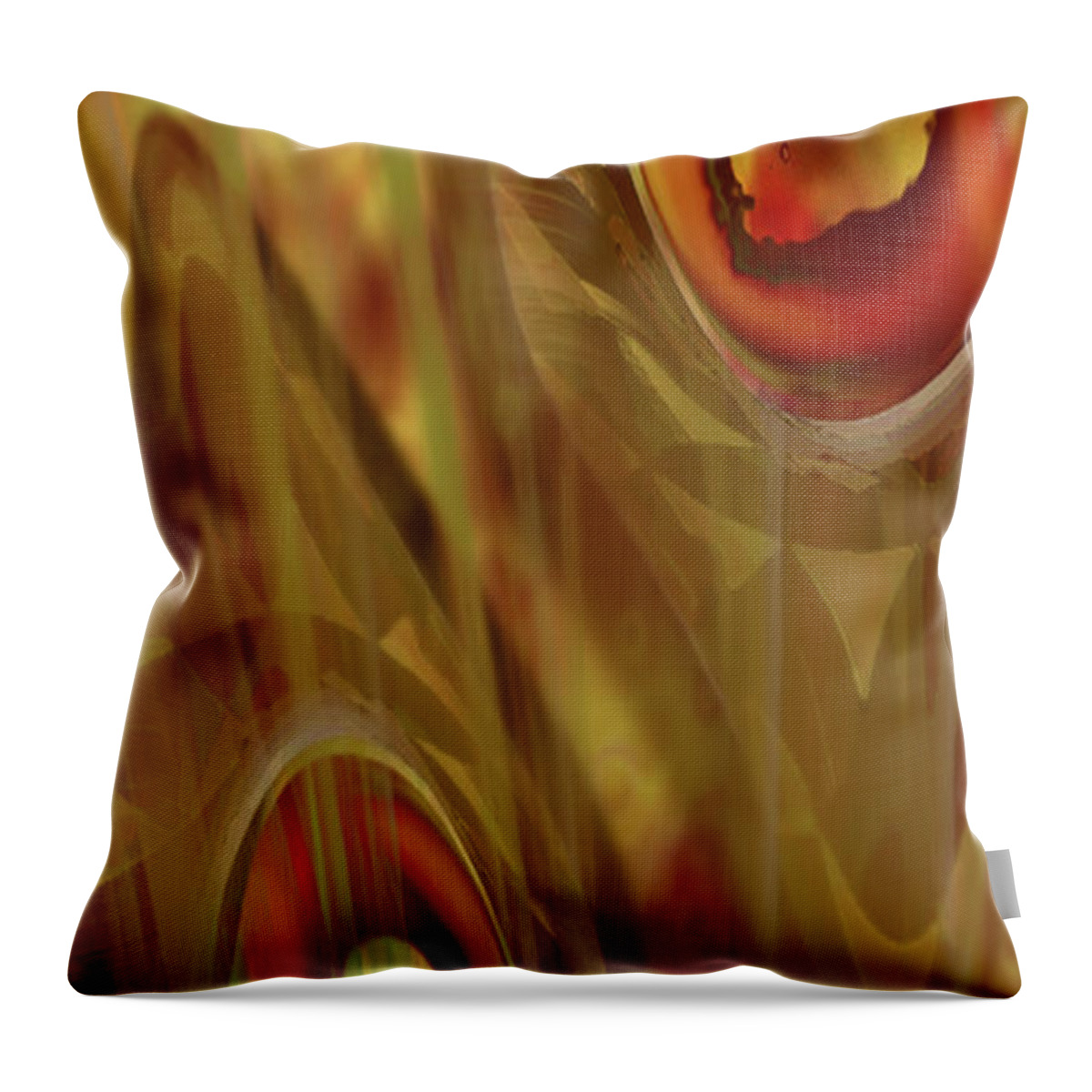 Digital Fantasy Art Created Virtually Throw Pillow featuring the digital art Almost Resting by Steve Sperry