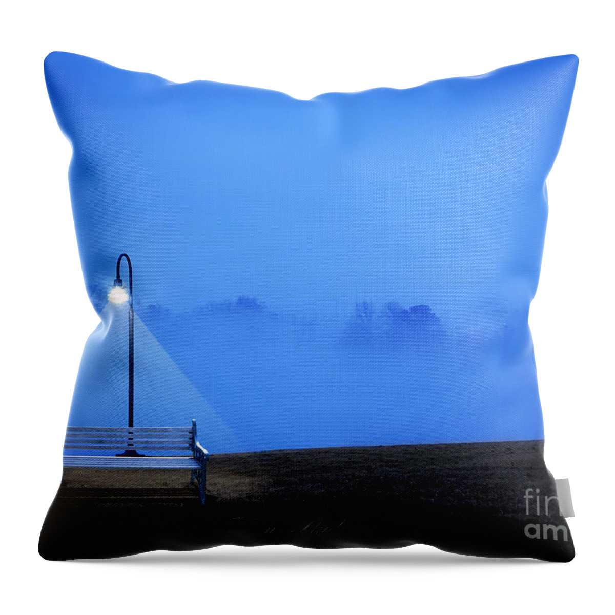 Photoshop Throw Pillow featuring the photograph Alone by Melissa Messick