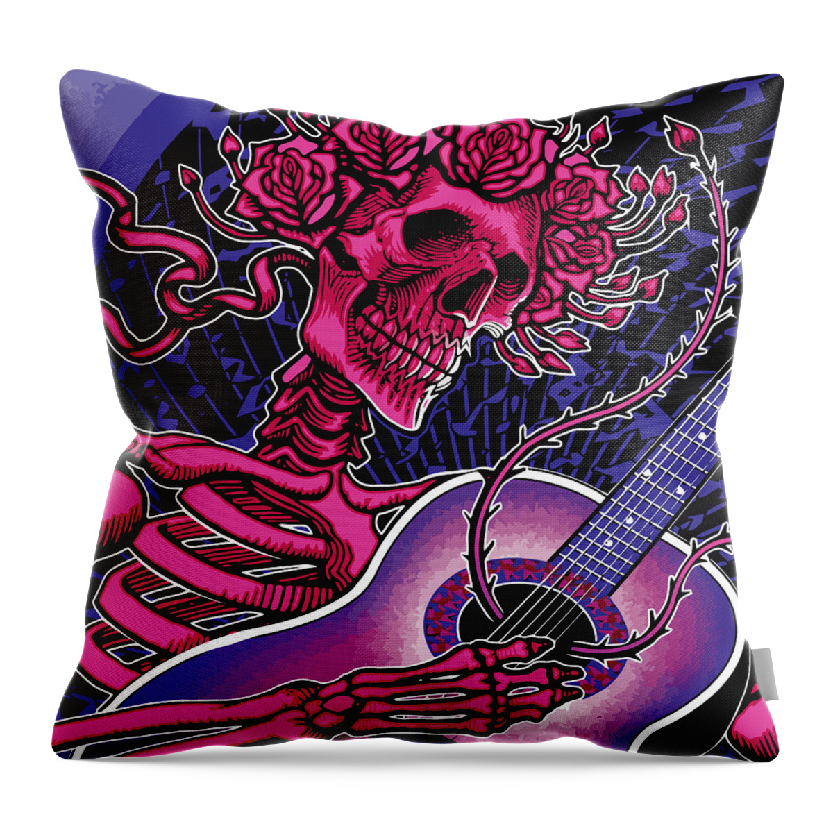 Surfing Throw Pillow featuring the digital art Althea by The Bear