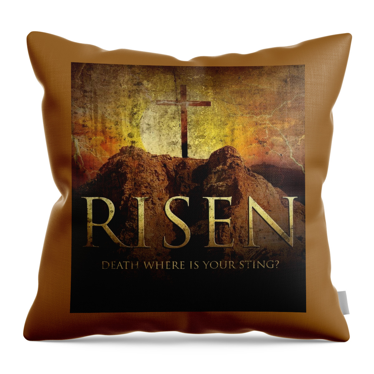  Throw Pillow featuring the photograph Always Risen by David Norman