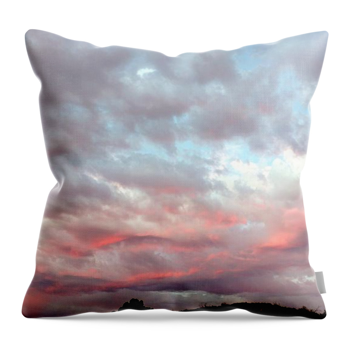 Cloud Throw Pillow featuring the photograph Soft Clouds by J R Yates