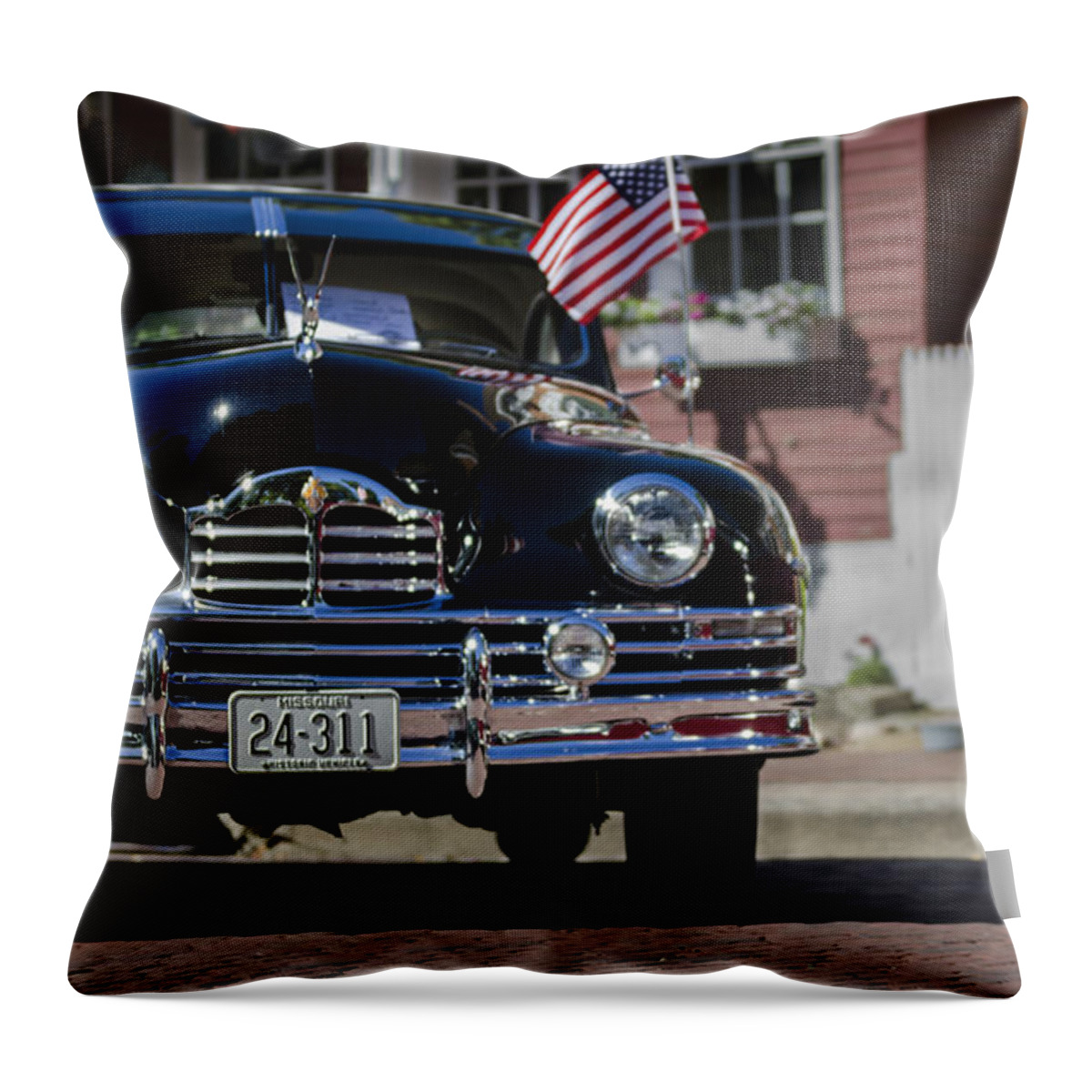 Car Throw Pillow featuring the photograph Americana by Andrea Silies