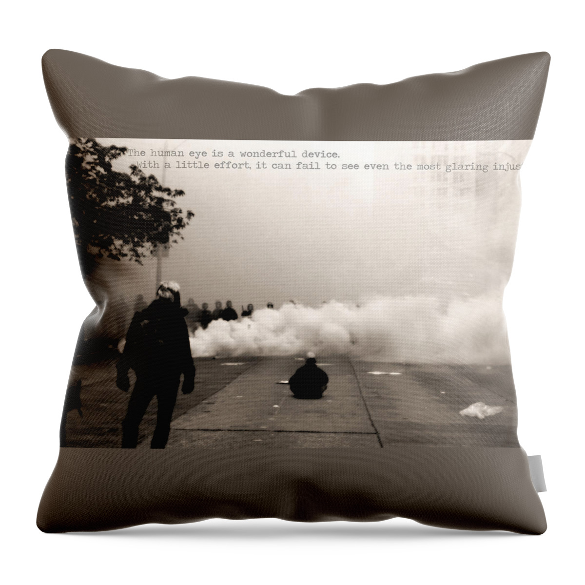 Anarchy Throw Pillow featuring the photograph Anarchy by Mariel Mcmeeking