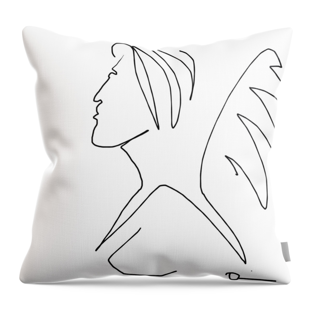 Spirit Throw Pillow featuring the digital art Angel by Jeffrey Quiros