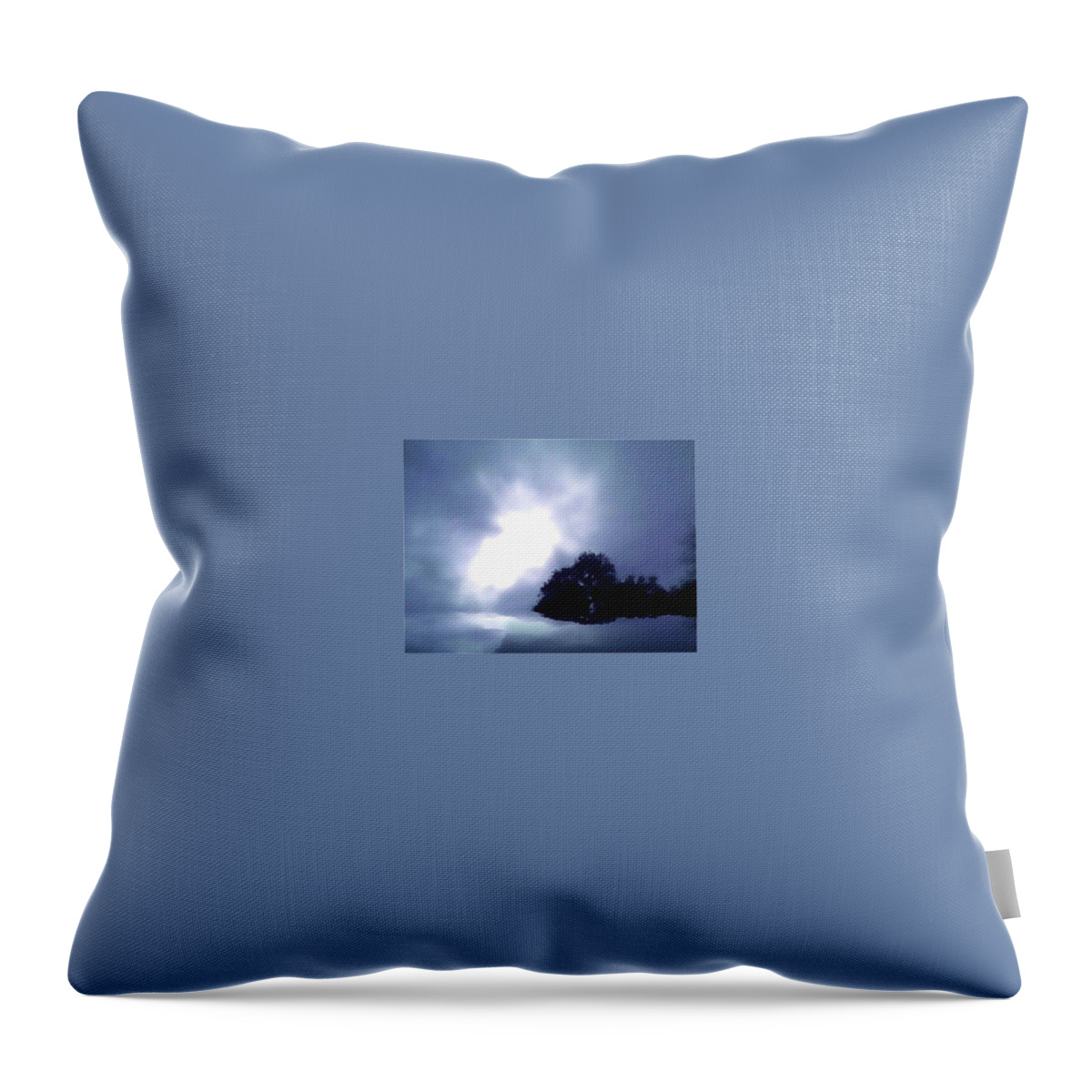  Throw Pillow featuring the photograph Angel of the Presidio by Amber Stubbs