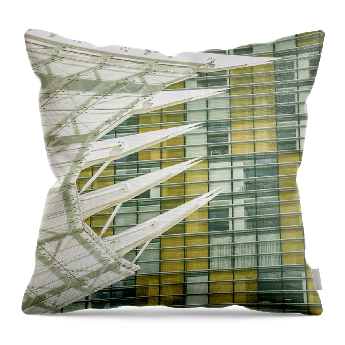  Throw Pillow featuring the photograph Angle by Bobby Villapando