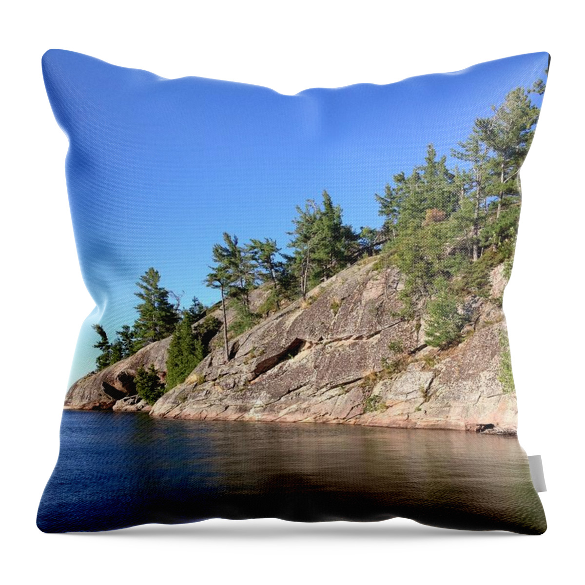 Rocks Throw Pillow featuring the photograph Another world..... by Lisa Koyle