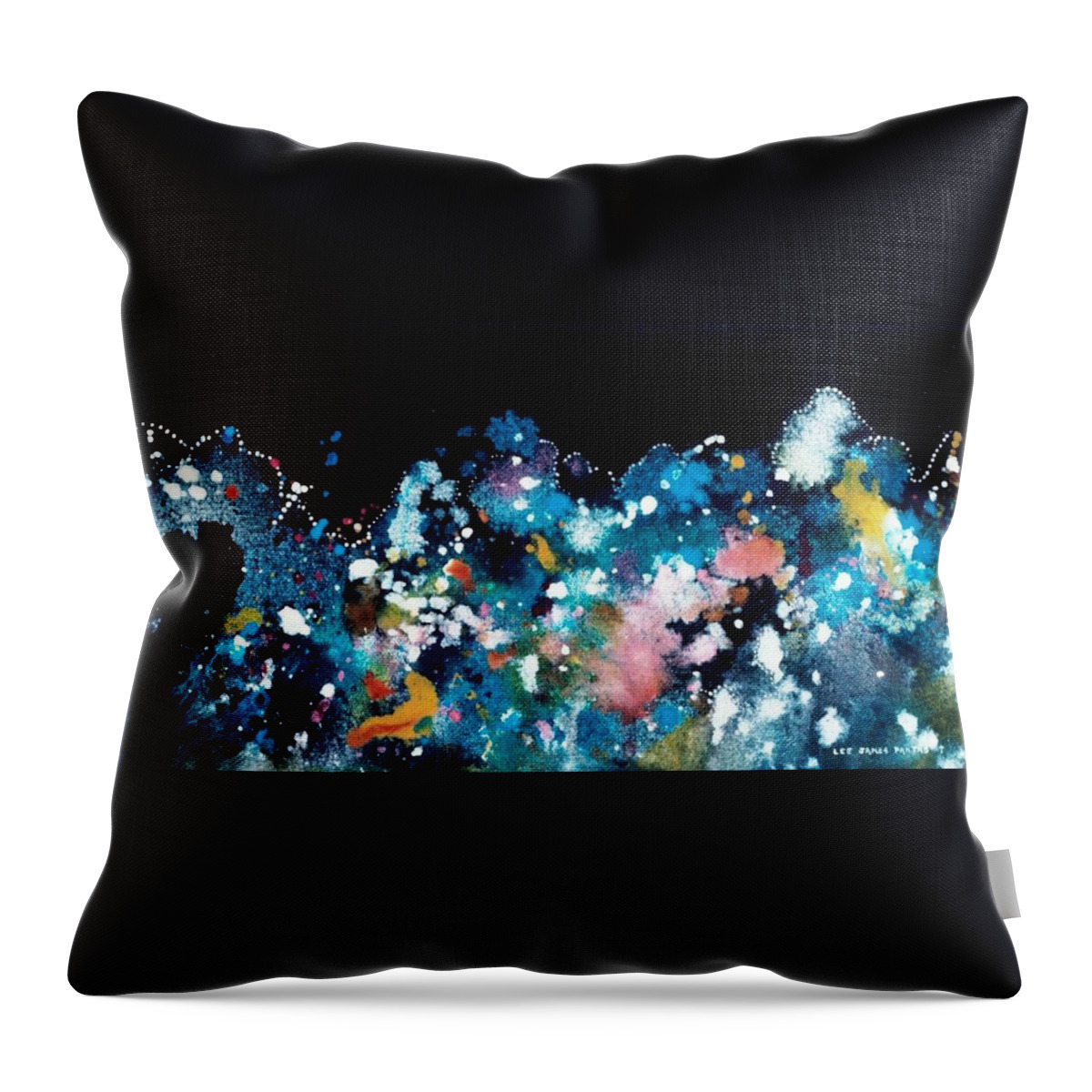 Spiritual Throw Pillow featuring the painting Antares Alpha by Lee Pantas