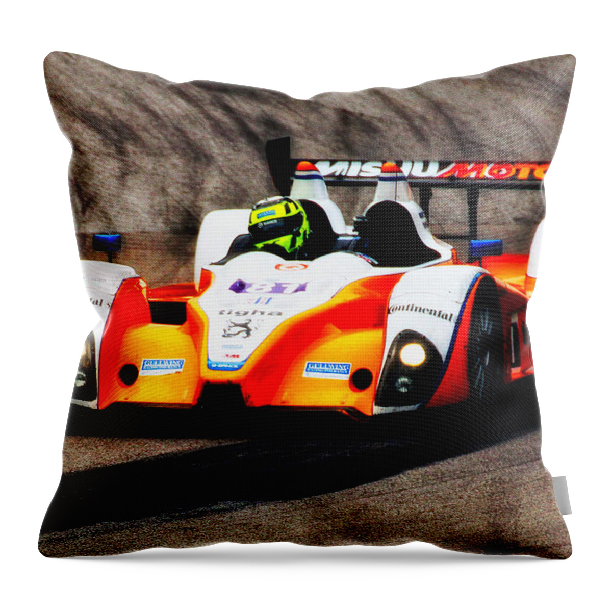 Abstract Throw Pillow featuring the photograph Apex by Michael Nowotny
